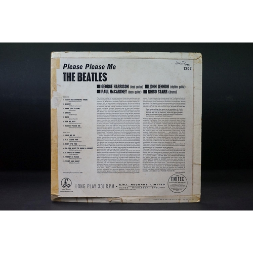 2 - Vinyl - The Beatles Please Please Me LP PMC 1202 early pressing with gold lettering to label.   Slee... 