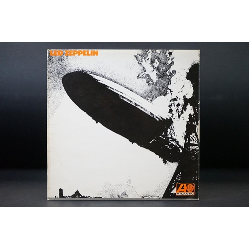 20 - Vinyl - Led Zeppelin self titled. Original UK 2nd pressing with plum labels, this variation with ora... 