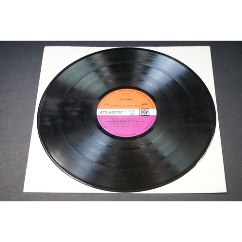 20 - Vinyl - Led Zeppelin self titled. Original UK 2nd pressing with plum labels, this variation with ora... 