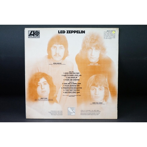 20 - Vinyl - Led Zeppelin self titled. Original UK 2nd pressing with plum labels, this variation with ora... 