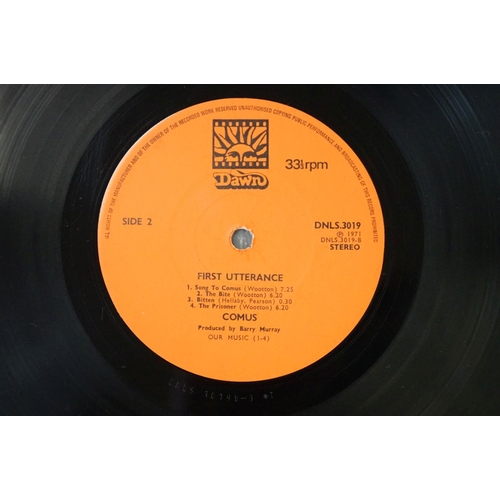 Vinyl - Comus - First Utterance on Orange Dawn Records DNLS 3019 ...