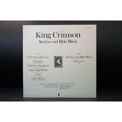 46 - Vinyl - 5 Original UK pressing King Crimson LPs on Island Records to include: In The Wake Of Poseido... 