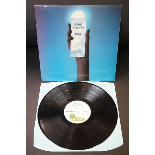 46 - Vinyl - 5 Original UK pressing King Crimson LPs on Island Records to include: In The Wake Of Poseido... 