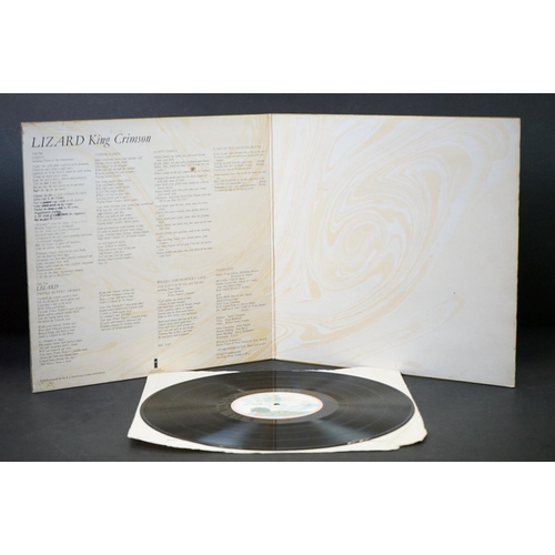 46 - Vinyl - 5 Original UK pressing King Crimson LPs on Island Records to include: In The Wake Of Poseido... 