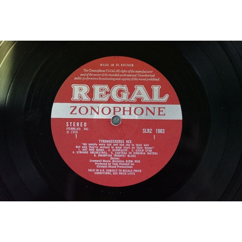 48 - Vinyl - 3 Original UK 1st pressing albums by Tyrannosaurus Rex on Regal Zonophone Records to include... 