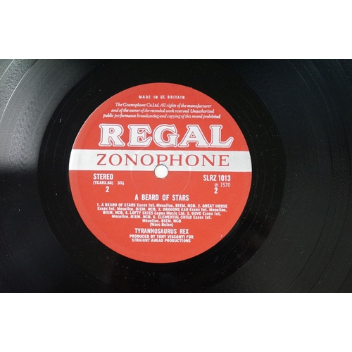 48 - Vinyl - 3 Original UK 1st pressing albums by Tyrannosaurus Rex on Regal Zonophone Records to include... 