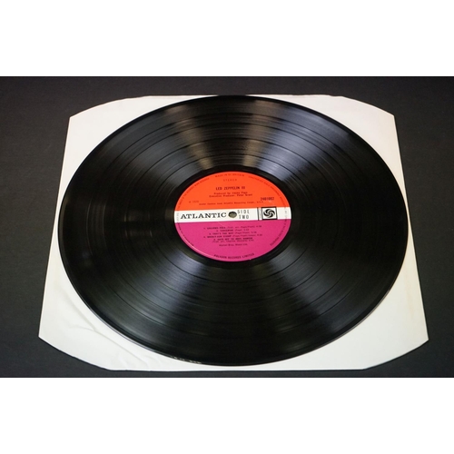 50 - Vinyl - 4 Led Zeppelin UK pressing albums to include Self Titled (UK 2nd pressing plum labels, Warne... 