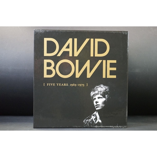 500 - Vinyl - David Bowie Five Years LP box set (Parlophone DBXL 1).  Outer box sleeve has some storage we... 