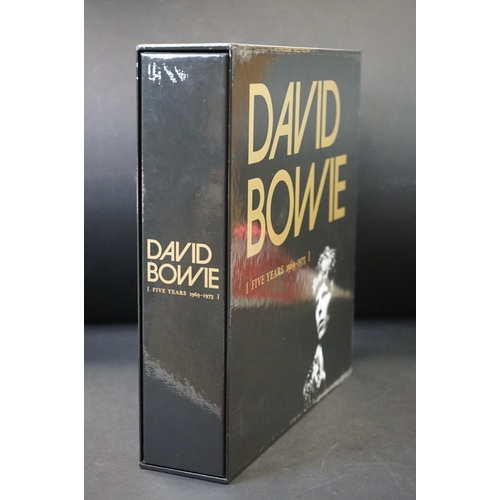 500 - Vinyl - David Bowie Five Years LP box set (Parlophone DBXL 1).  Outer box sleeve has some storage we... 