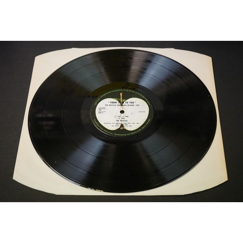 53 - Vinyl - The Beatles From Then To You. Original UK fan club album Apple Records LYN 2153 / LYN 2153 w... 