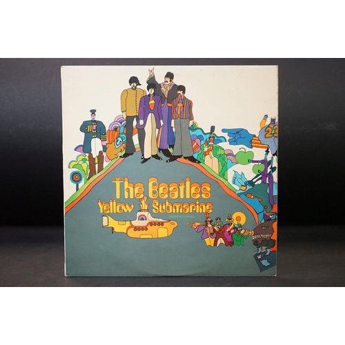 6 - Vinyl - The Beatles Yellow Submarine original UK stereo pressing, two red lines on back, black inner... 