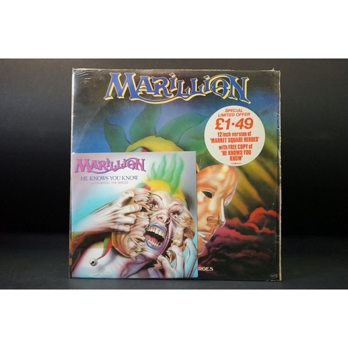 60 - Vinyl & Autograph - Marillion Misplaced Childhood LP signed to front of sleeve by all five members, ... 