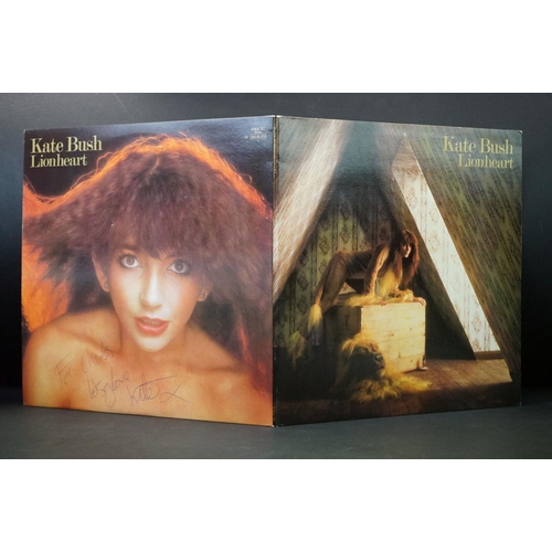 62 - Vinyl & Autograph - Kate Bush Lionheart LP signed to rear 'For Charles lots of love Kate x'