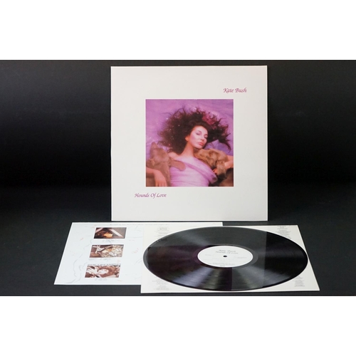 63 - Vinyl - Kate Bush Hounds Of Love original UK press pack with gatefold outer folder/sleeve with pink ... 