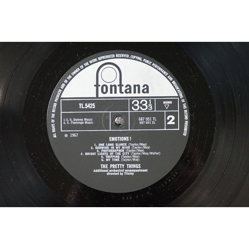 71 - Vinyl - The Pretty Things - Emotions LP on Fontana Records TL 5425. Original UK 1st pressing.  Sleev... 