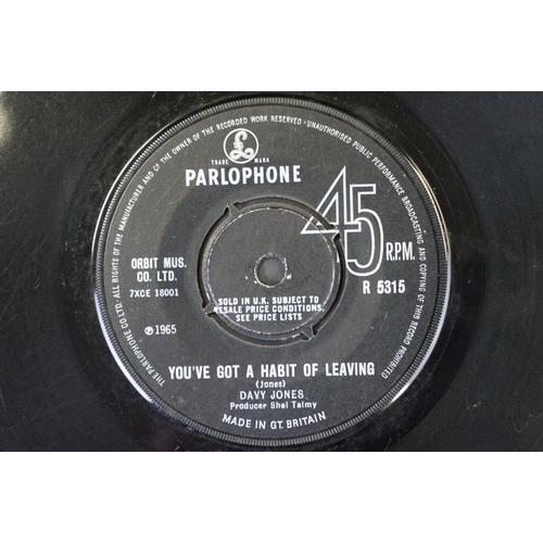 87 - Vinyl - Davy Jones (David Bowie) - You’ve Got A Habit Of Leaving. Original UK 1st pressing 7” single... 