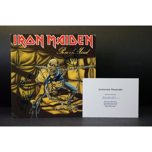 Iron Maiden Signed Vinyl Record