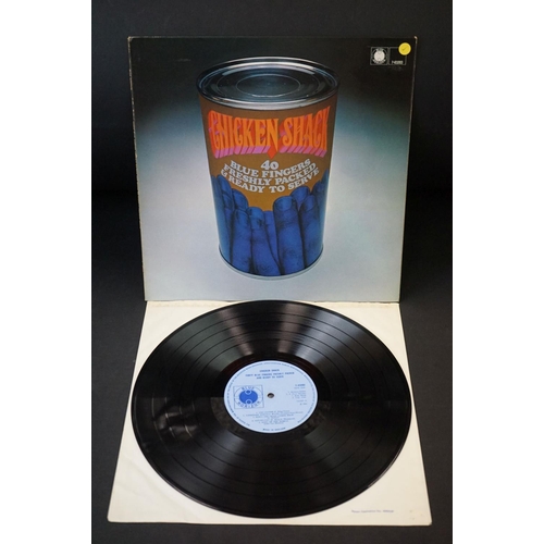 588 - Vinyl - 4 Blues Rock Original UK pressing albums on Blue Horizon Records to include: Chicken Shack –... 