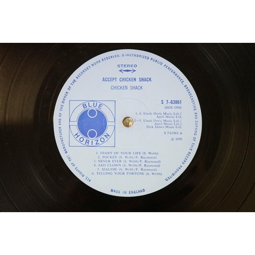 588 - Vinyl - 4 Blues Rock Original UK pressing albums on Blue Horizon Records to include: Chicken Shack –... 