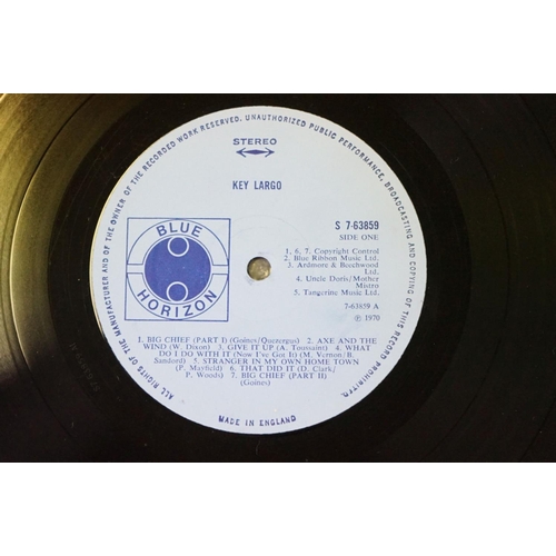 589 - Vinyl - 3 Blues Rock UK Original pressing albums on Blue Horizon Records to include: Key Largo – Key... 