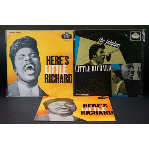 78 - Vinyl & Autograph - Little Richard 3 UK pressing albums on London Records to include: Here’s Little ... 