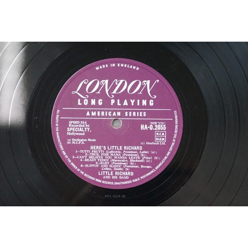 78 - Vinyl & Autograph - Little Richard 3 UK pressing albums on London Records to include: Here’s Little ... 