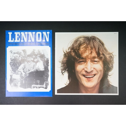 80 - Vinyl - John Lennon self titled 9 LP box set on Apple Records JLB8.  Box is Ex.  All vinyl at least ... 