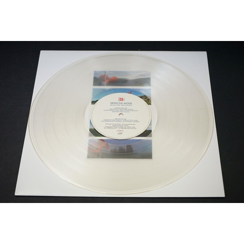 907 - Vinyl - Depeche Mode Music For The Masses on Mute Records (STUMM 47) clear vinyl version.  Sleeve Vg... 