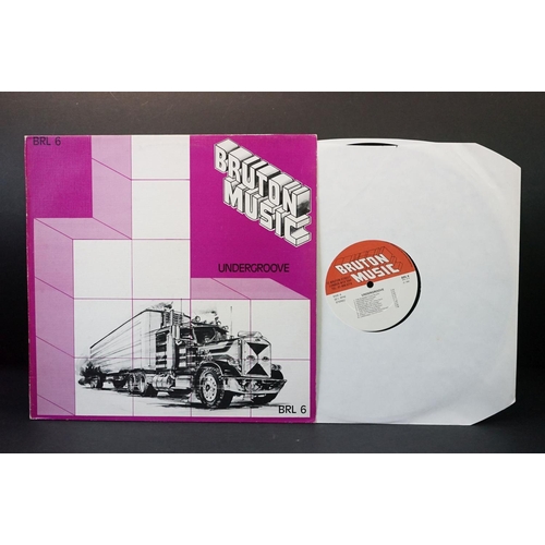 917 - Vinyl - 10 library music LPs to include Bruton Music Undergroove (BRL 6), Music Machine (BRL 7), Ene... 