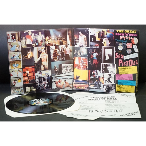 921 - Vinyl - 12 original UK Punk albums to include The Sex Pistols - Never Mind The …. (Sleeve with Blank... 