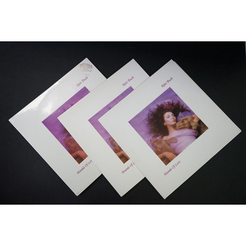 922 - Vinyl & Autographs - 6 Kate Bush LPs including The Kick Inside (signed to front), Never For Ever (si... 