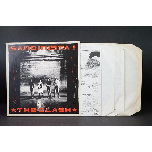 927 - Vinyl - 4 The Clash original UK albums and one 12” single to include: The Clash (1st Pressing Cop. C... 