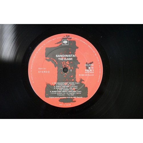 927 - Vinyl - 4 The Clash original UK albums and one 12” single to include: The Clash (1st Pressing Cop. C... 