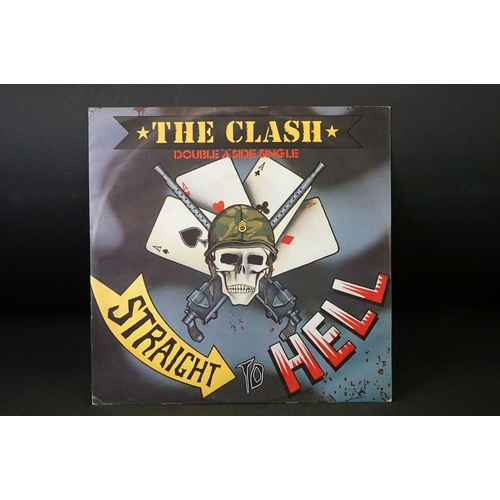 927 - Vinyl - 4 The Clash original UK albums and one 12” single to include: The Clash (1st Pressing Cop. C... 