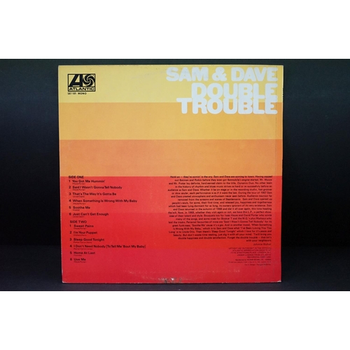 933 - Vinyl - 5 UK pressing Soul albums to include: Sam & Dave - Double Trouble (Atlantic plum labels, 587... 