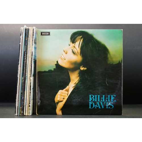 937 - Vinyl - 14 Rock & Pop albums and one 10” to include:  Billie Davis – Billie Davis (Original UK 1970 ... 