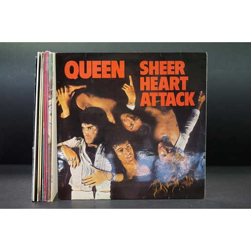 943 - Vinyl - 8 Queen & members LPs and 3 12