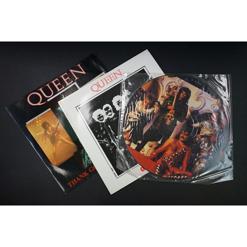 943 - Vinyl - 8 Queen & members LPs and 3 12