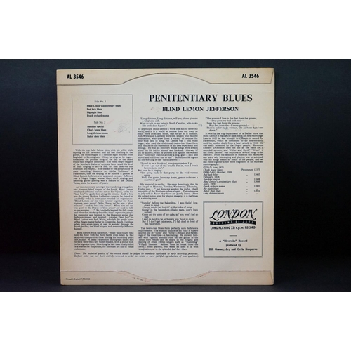 1021 - Vinyl - Blues, 3 Original UK 1950’s 10” albums on London records by Blind Lemon Jefferson to include... 