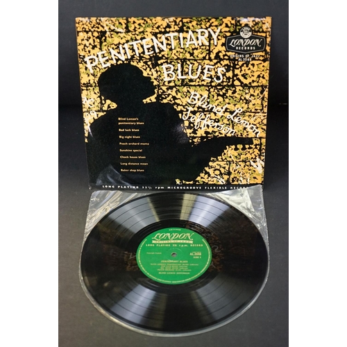 1021 - Vinyl - Blues, 3 Original UK 1950’s 10” albums on London records by Blind Lemon Jefferson to include... 