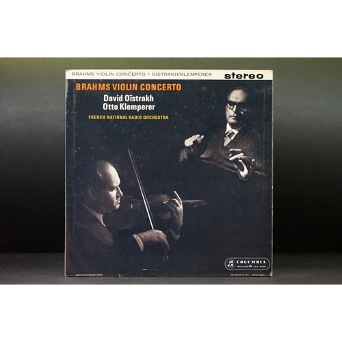 1044 - Vinyl - Classical - David Oistrakh, Otto Klemperer, Brahms Concerto. Original Uk ED1 Stereo, Silver ... 