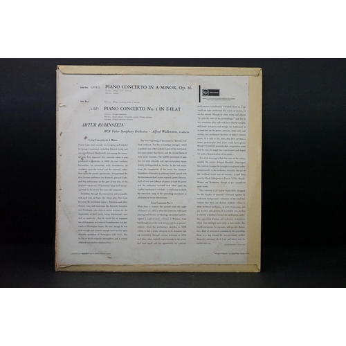 1045 - Vinyl - Classical - 6 Original UK ED 1 Stereo albums to include: Rubinstein - Grieg, Liszt piano con... 