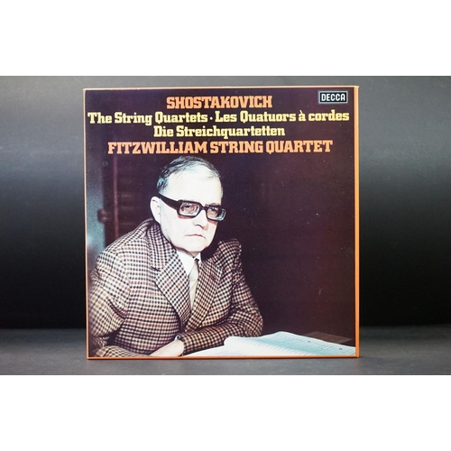 1046 - Vinyl - Classical - Decca D188 D7 box set Shostakovic String Quartets Nos 1-15, Fitzwilliam String Q... 