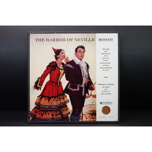 1049 - Vinyl - Classical - Maria Callas / Rossini The Barber Of Seville Columbia SAX 2266-2268 blue / silve... 