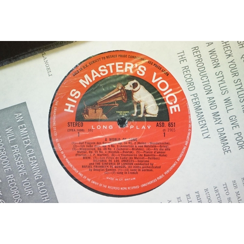 1052 - Vinyl - Classical - 16 Stereo albums mainly ED 1 on His Master’s Voice Records to include: ASD 608 (... 