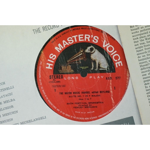 1052 - Vinyl - Classical - 16 Stereo albums mainly ED 1 on His Master’s Voice Records to include: ASD 608 (... 