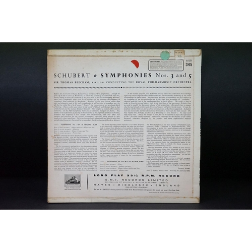 1055 - Vinyl - Classical, 2 Original UK albums to include: Sir Thomas Beecham - Schubert Symphonies 3 & 5, ... 