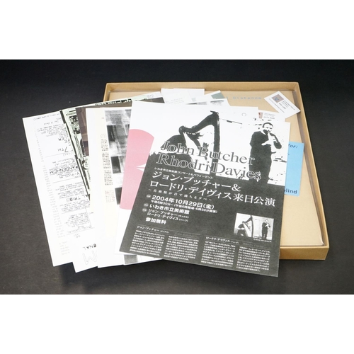 516 - Vinyl - Rhodri Davies – Pedwar box set on Alt.Vinyl av058x.  Limited edition number 207/250.  Ex