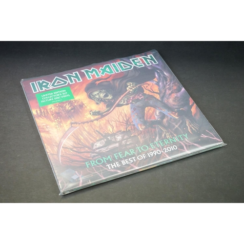 988 - Vinyl - Three Iron Maiden limited edition LP's to include The Final Frontier ltd edition double pict... 