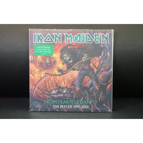 988 - Vinyl - Three Iron Maiden limited edition LP's to include The Final Frontier ltd edition double pict... 